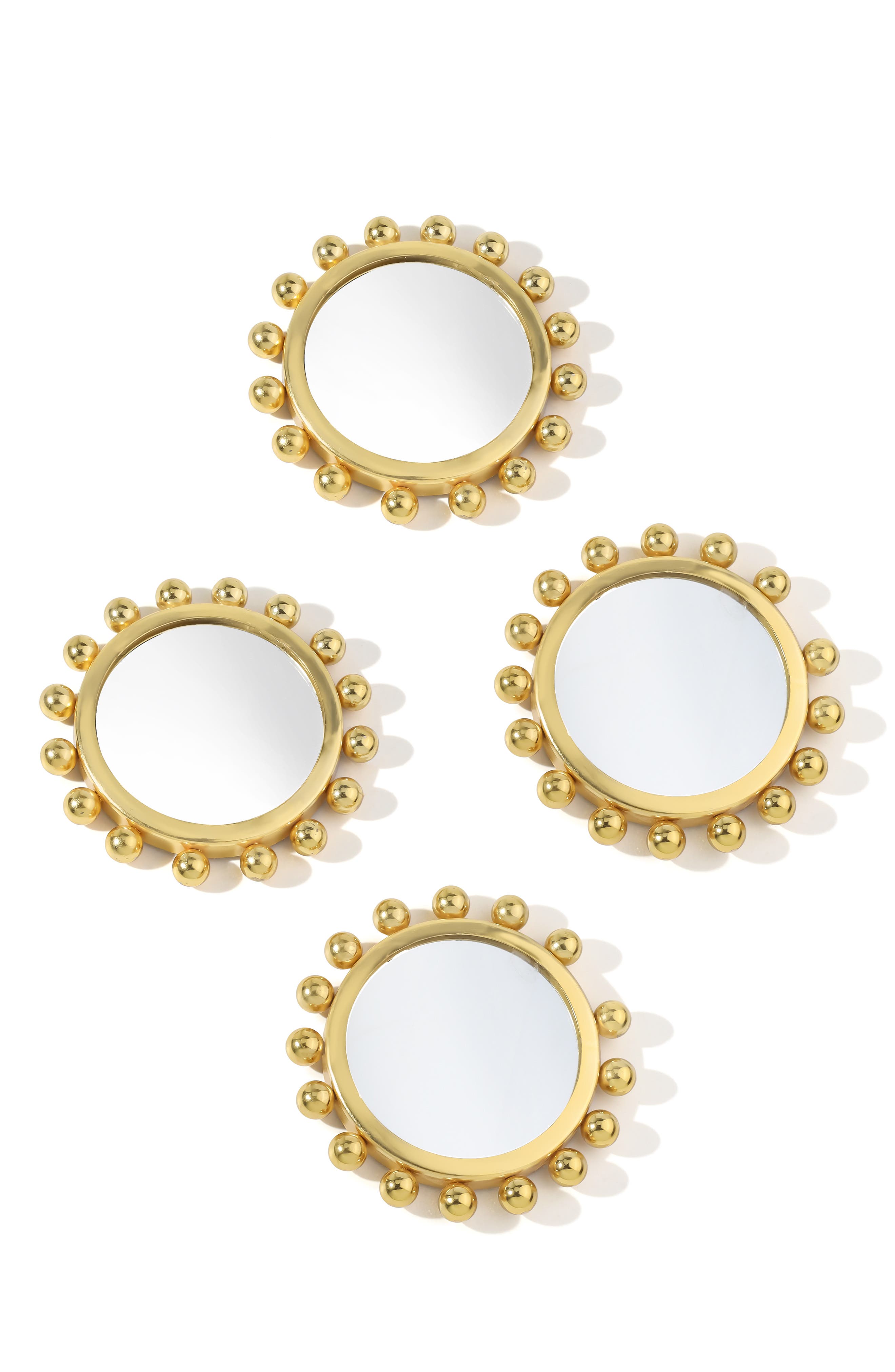 Astra Beaded Mirror Coasters