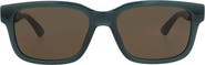 Gucci 56mm Square Sunglasses