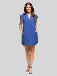 24seven Comfort Apparel V-Neck Sleeveless Maxi Dress with Belt