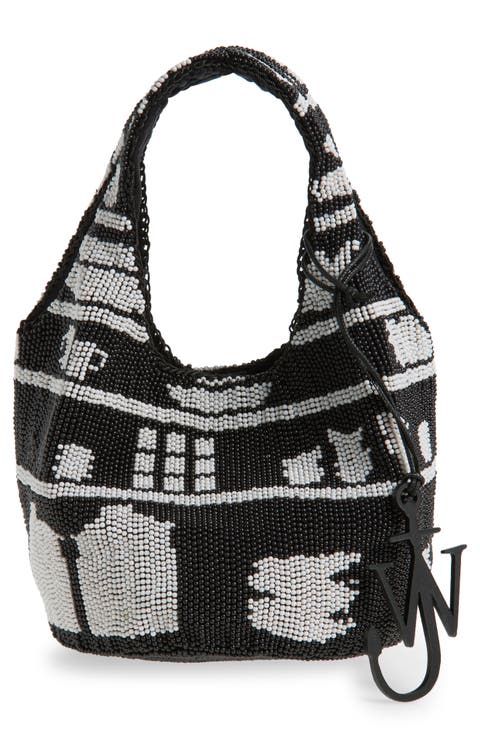 Mini Beaded Shopper Bag