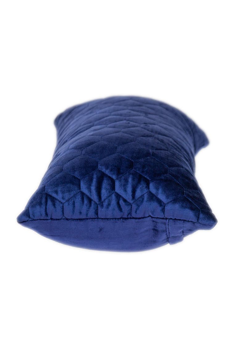 Parkland Colleciton Bazyli Quilted Throw Pillow, Alternate, color, BLUE
