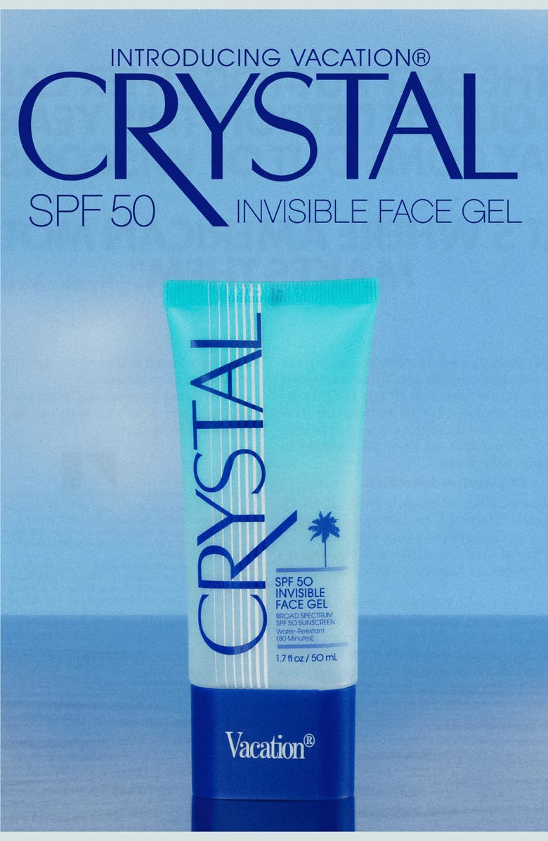 Vacation Crystal SPF 50 Sunscreen Gel, Alternate, color,