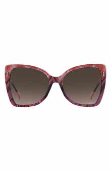 Missoni 58mm Gradient Cat Eye Sunglasses
