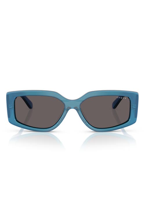VOGUE VOGUE 55MM RECTANGULAR SUNGLASSES