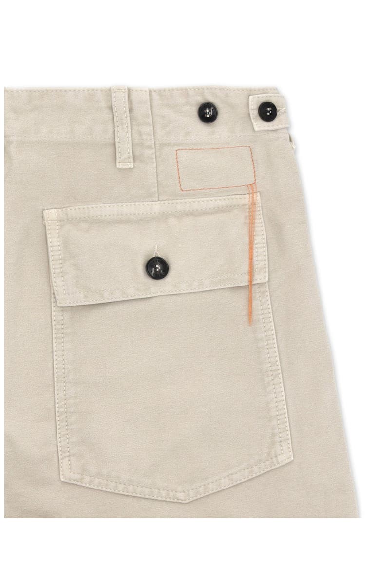 Newfatigue Moleskin Fatigue Trousers, Alternate, color, Cream