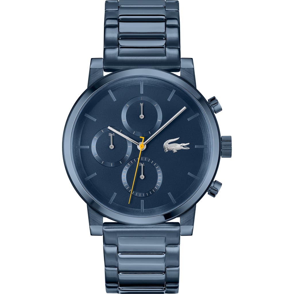 Lacoste Replay Chronograph Bracelet Watch, 44mm In Blue