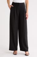 MAX STUDIO Woven Pleat Front Trousers