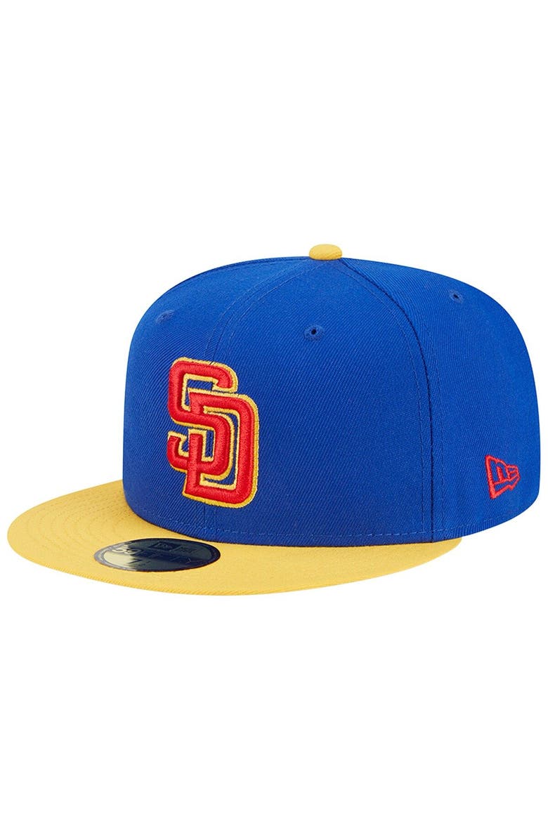 New Era Men's New Era  Royal/Yellow San Diego Padres Empire 59FIFTY Fitted Hat, Alternate, color, 