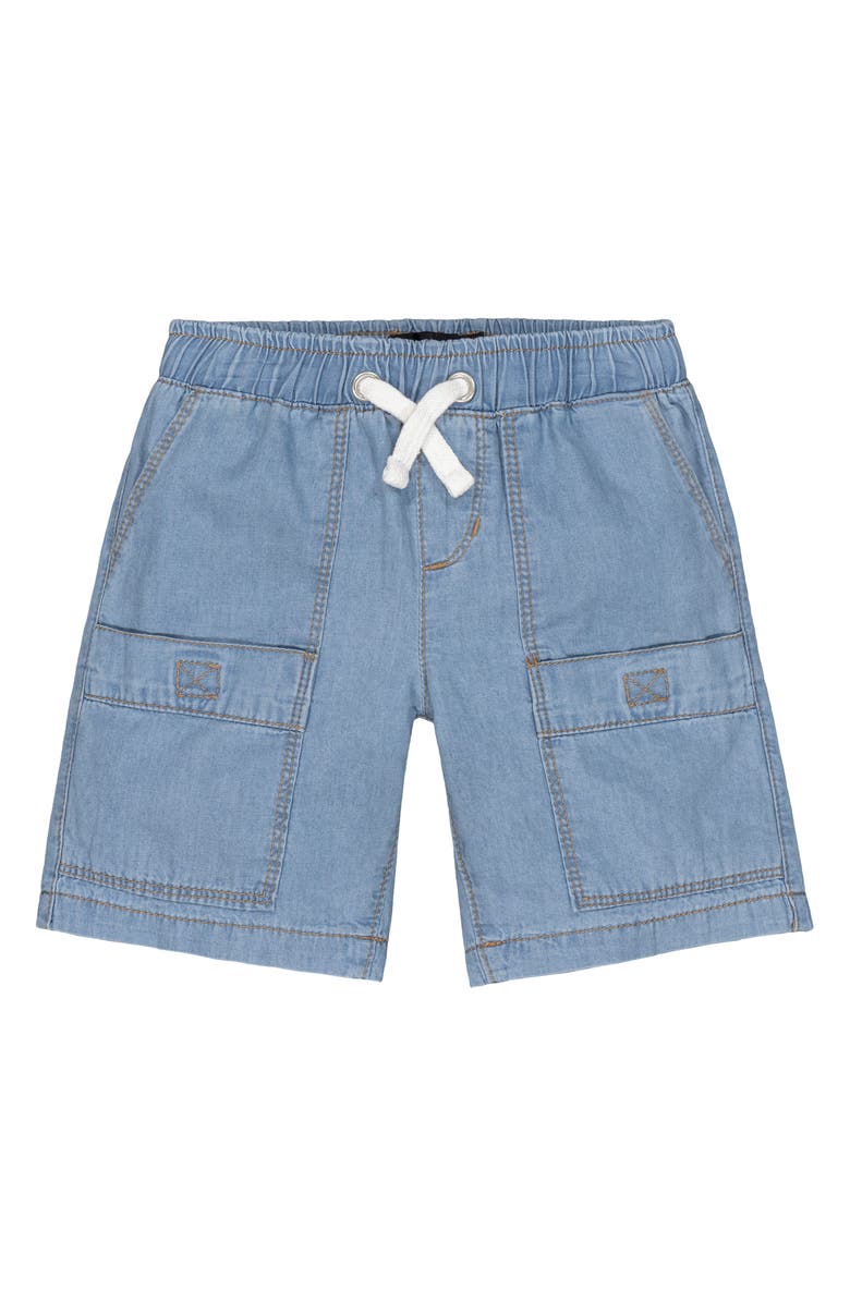 Joe's Jeans Kids' Chambray Button-Up Shirt & Shorts Set, Alternate, color, Light Wash