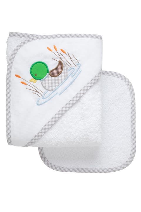 Playful Pals Hooded Towel & Washcloth Set (Baby & Toddler)