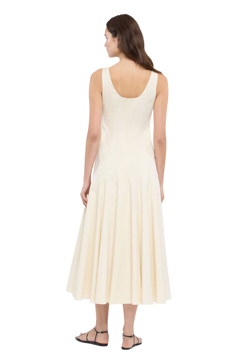Another Tomorrow Tank Flare Dress, Alternate, color, Off White