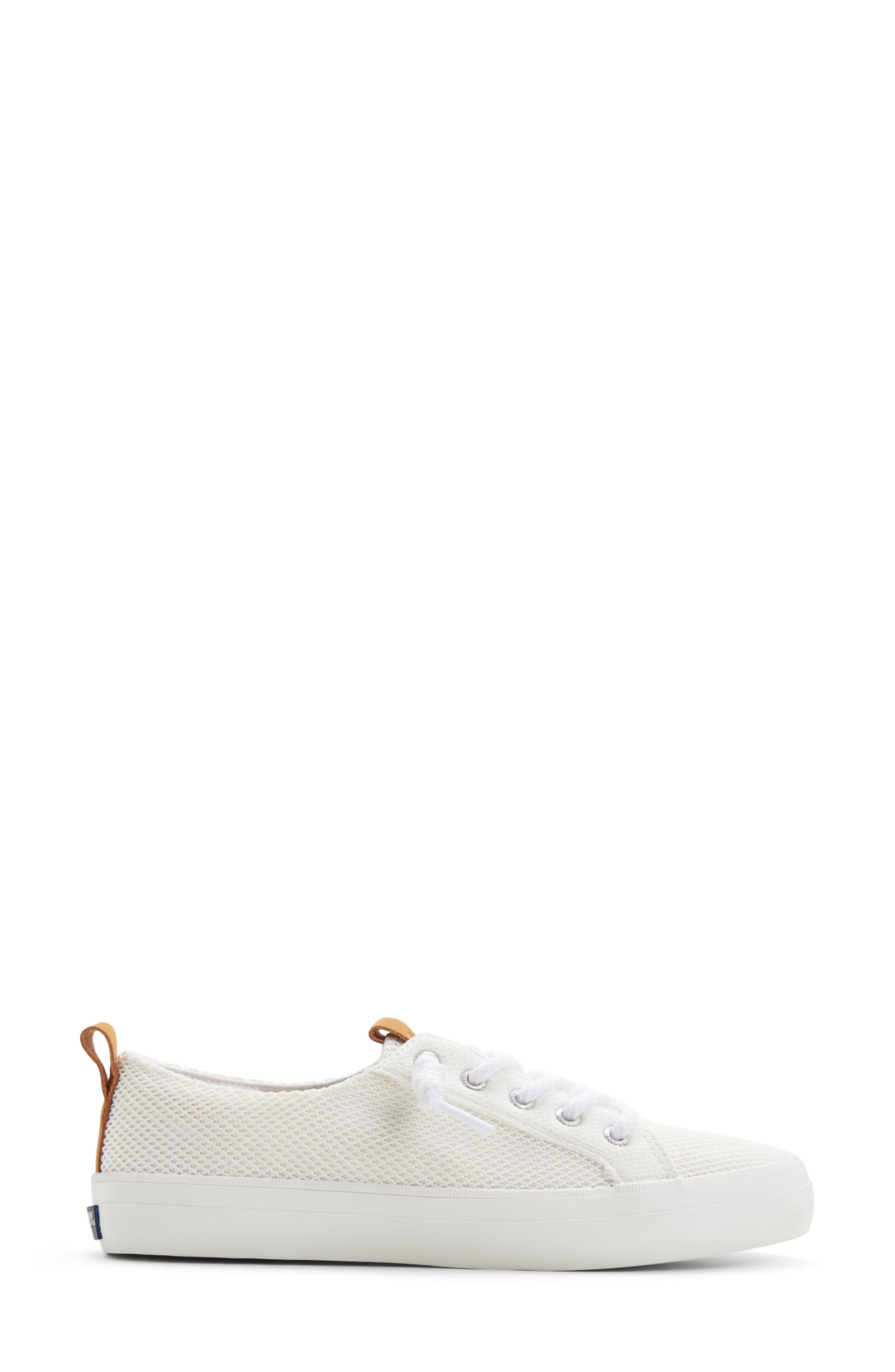 Knit Sneaker, Alternate, color, WHITE