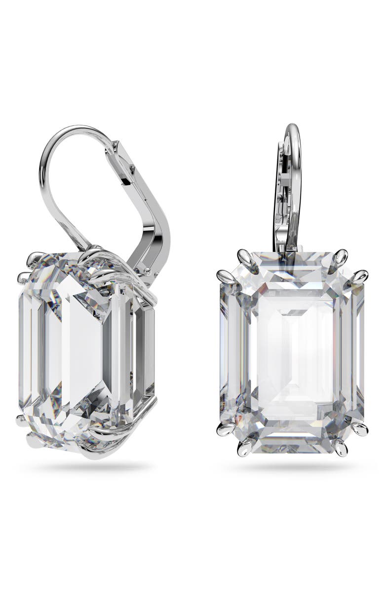 Swarovski Millenia Octagon Crystal Drop Earrings, Alternate, color,