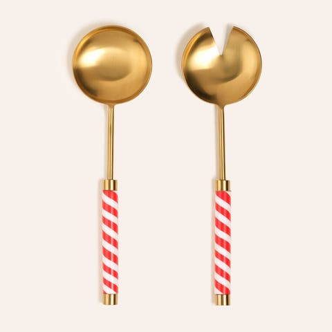 Rampur Set Of 2 Steel Salad Serving