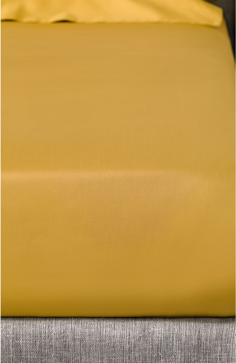 Togas Rhapsody Fitted Sheet, Alternate, color, Yellow