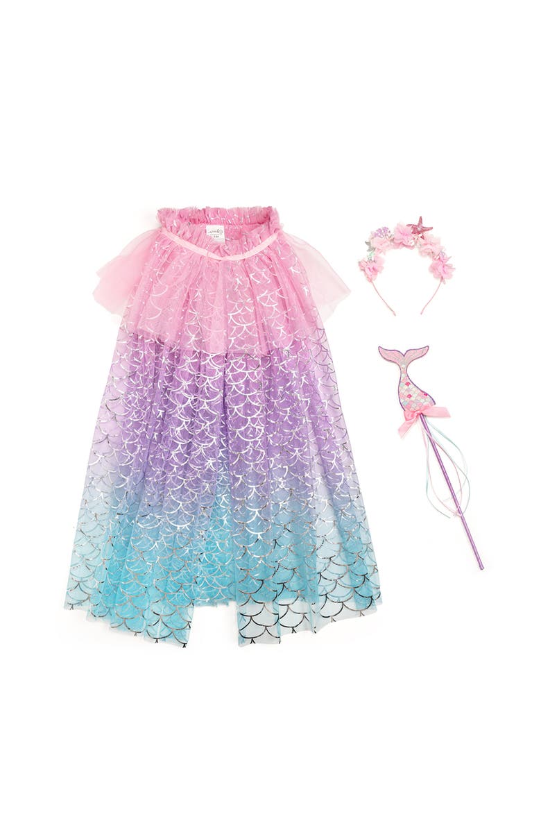 Sweet Wink Sparkling Mermaid Dress Up Kit, Main, color, Multicolor