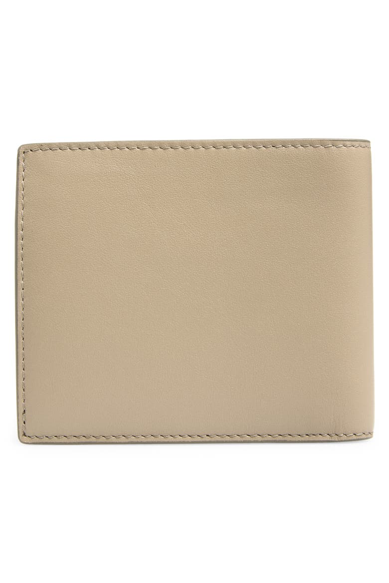 Leather Bifold Wallet, Alternate, color, MUSHROOM/ PEBBLEBEIGE