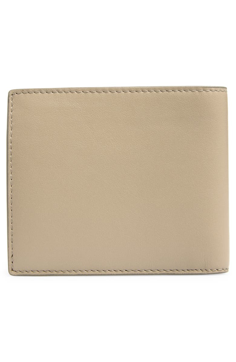Burberry Leather Bifold Wallet, Alternate, color, Mushroom/ Pebblebeige