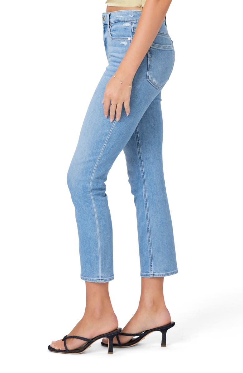 PAIGE Cindy Crop Straight Leg Jeans, Alternate, color, Helena