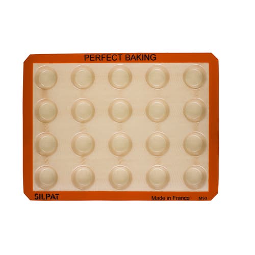 Silpat Perfect Non-stick Mini Muffin Mold In Orange