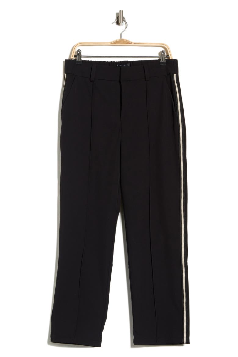 Polished Tapered Pants, Main, color, BLACK