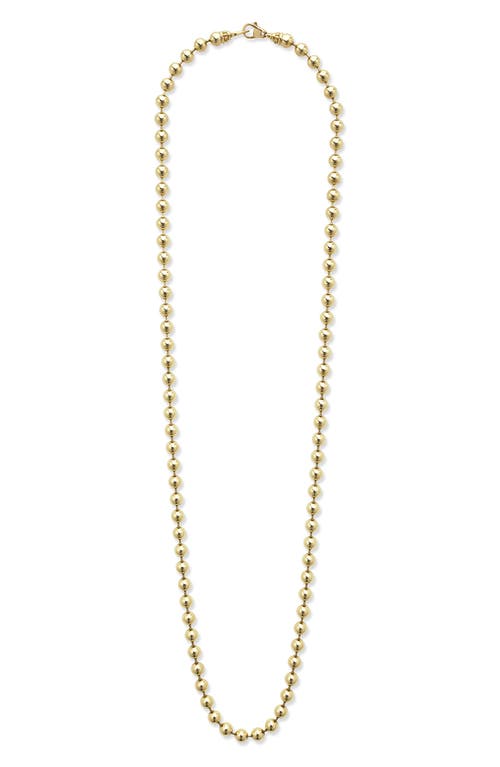 Lagos Anthem Ball Chain Necklace In Gold
