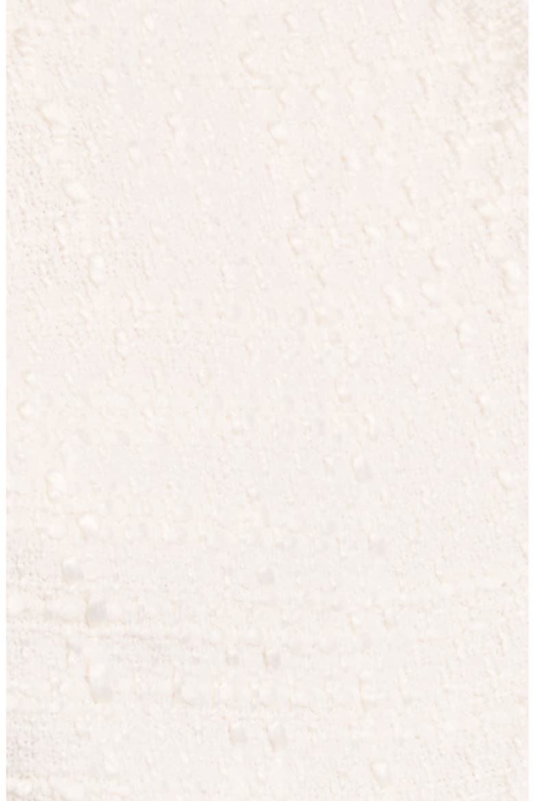 Bouclé Top, Alternate, color, WHITE