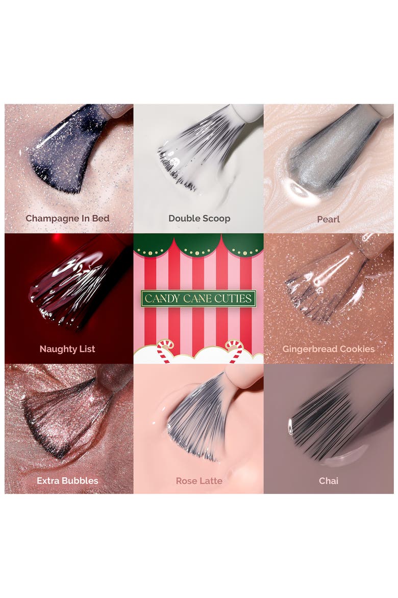 Candy Cane Cuties Nail Polish Set, Alternate, color, MIXED