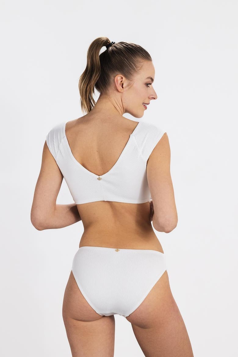 Rio Tee Top & Side Bottom, Alternate, color, White