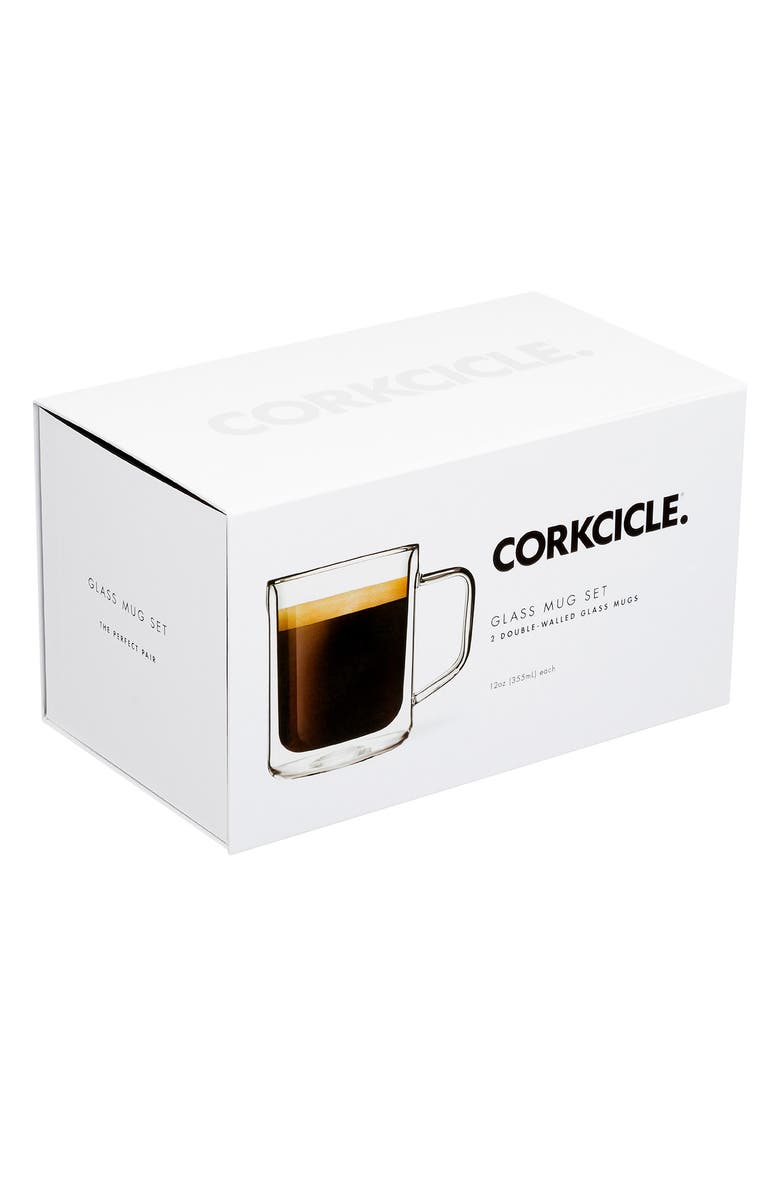 Corkcicle Set of 2 Glass Mug, Alternate, color, 