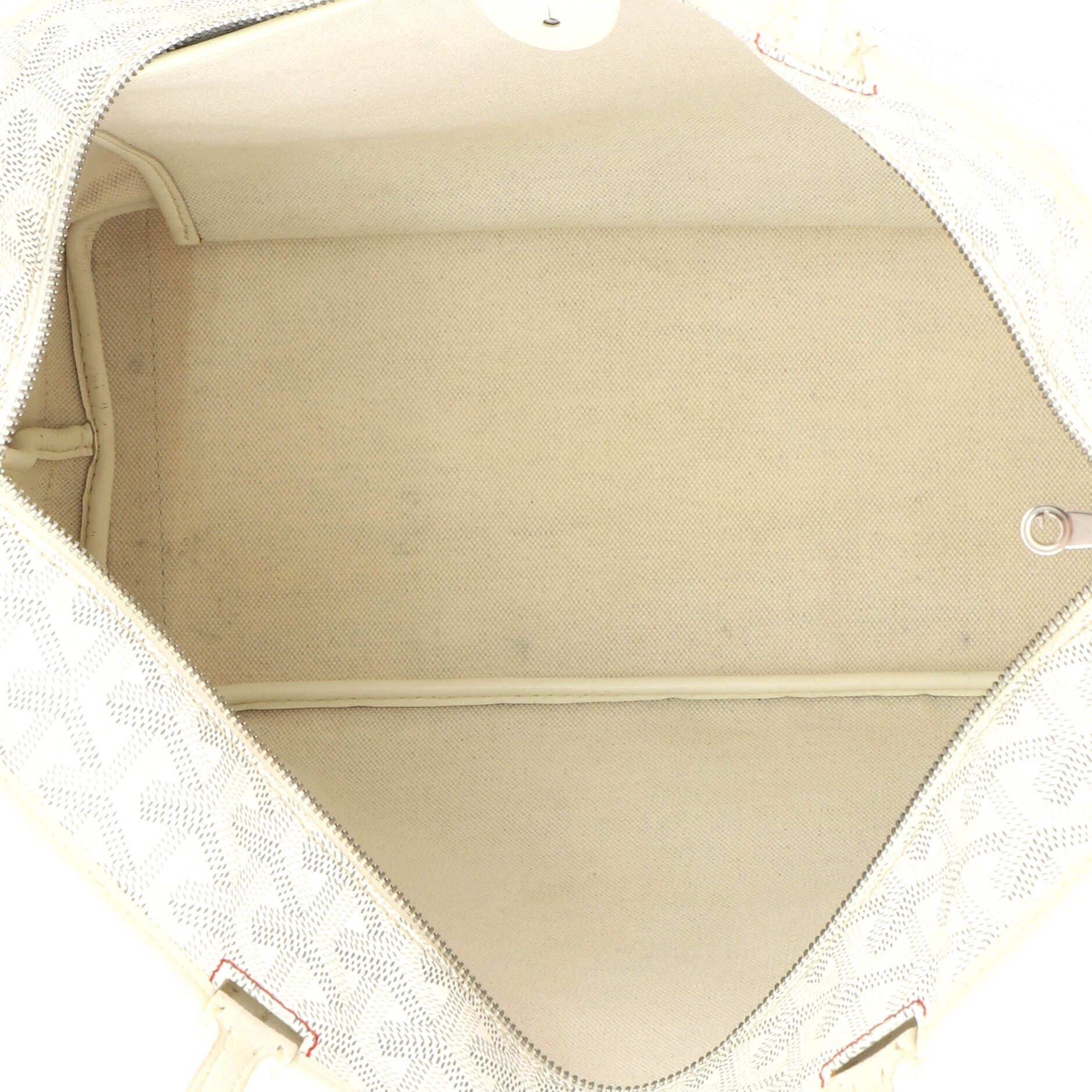 Artois Tote Coated Canvas PM, Alternate, color, White