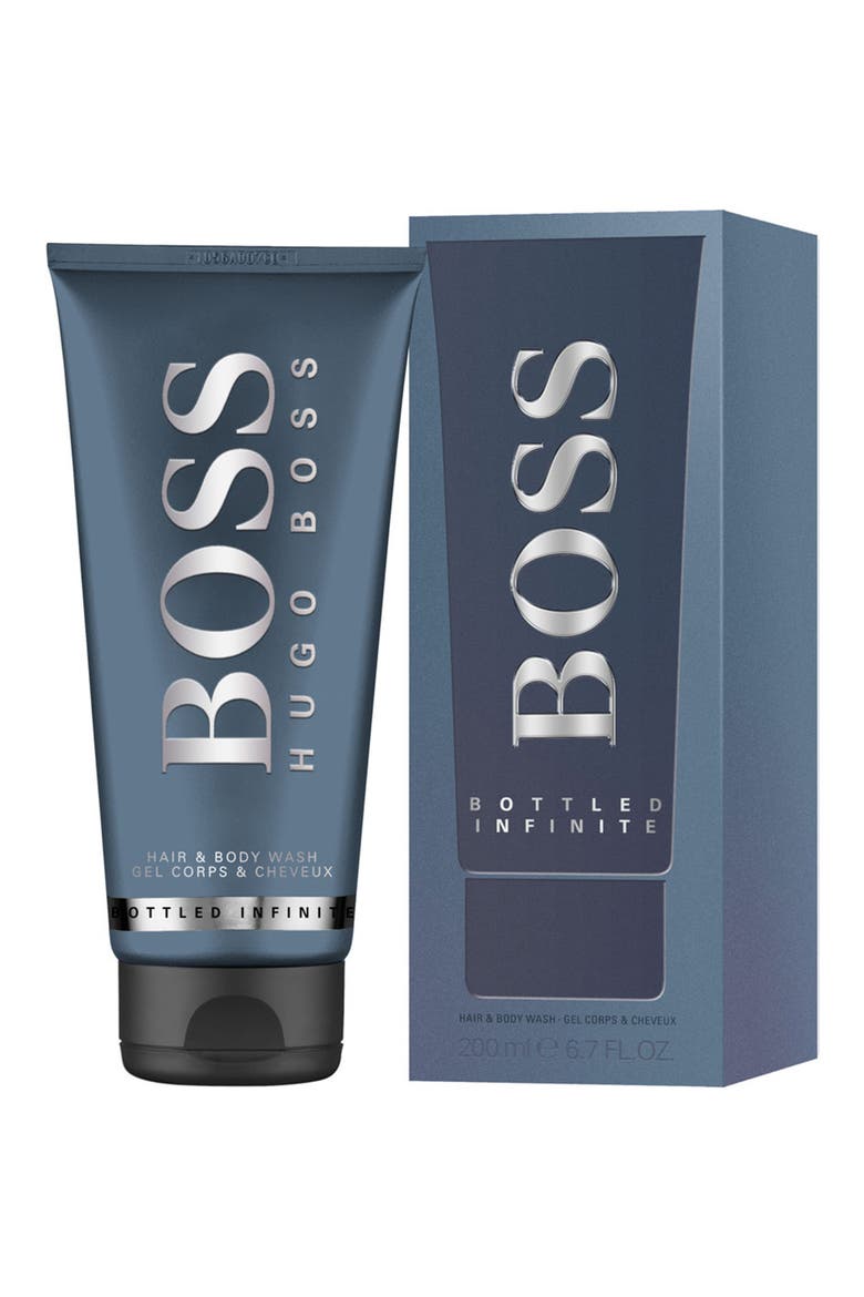 BOSS Bottled Infinite Hair & Body Wash, 6.7 fl.oz., Main, color, NO COLOR