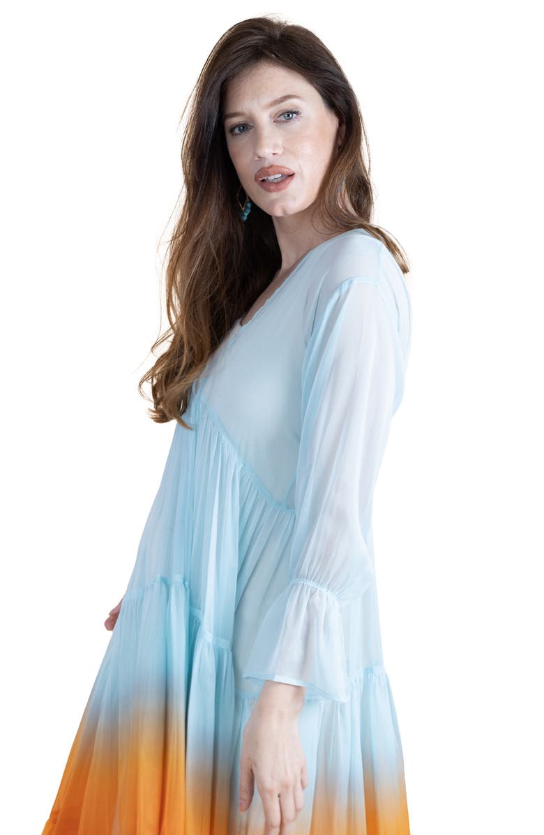 SAACHI Ombré Cover-Up Dress, Alternate, color, Blue