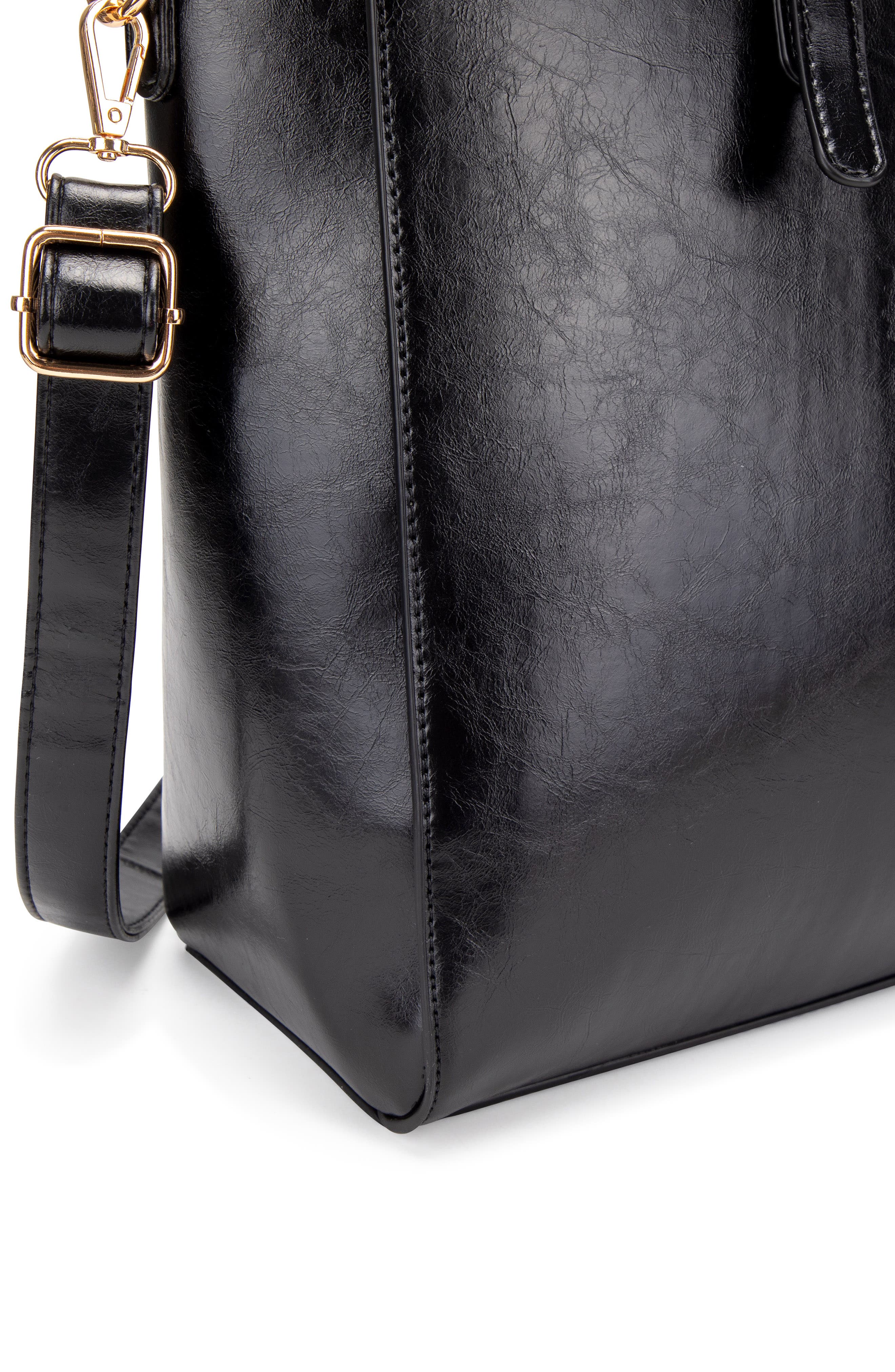 BADGLEY MISCHKA Julia Vegan Leather Weekender Duffel Bag, Alternate, color, 