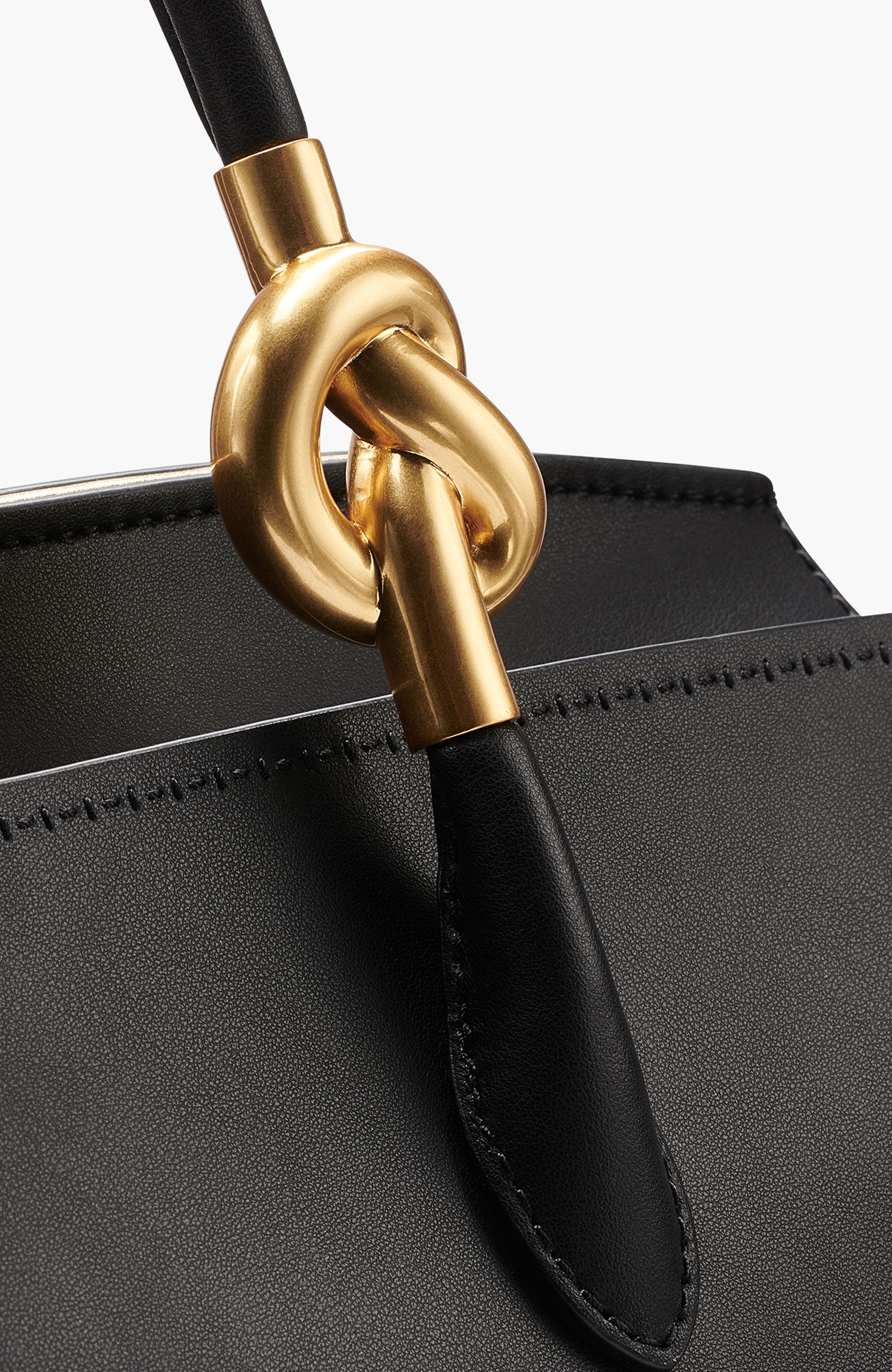Donna Karan New York Loden Satchel, Alternate, color, Blk/Gold