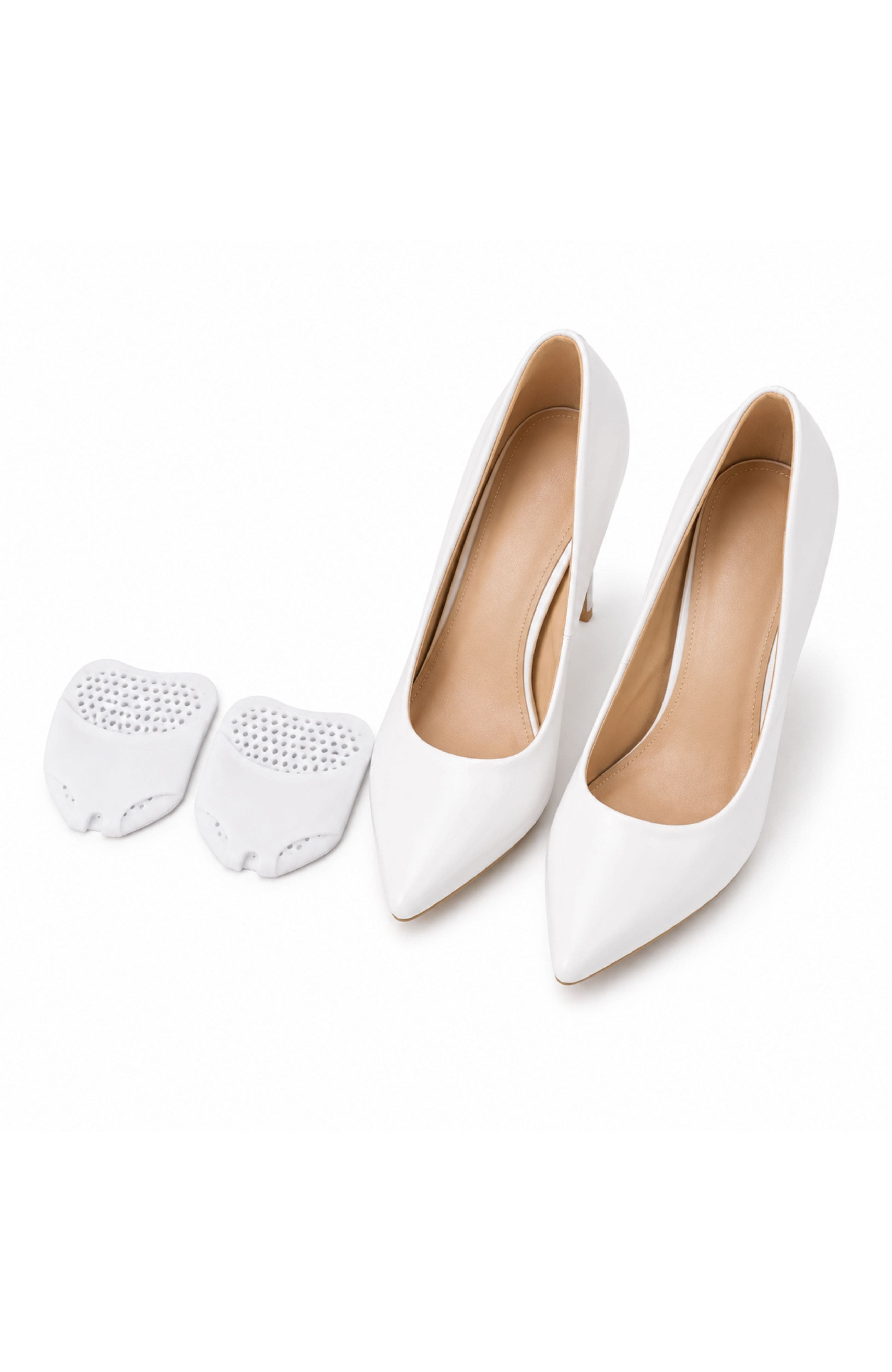2-Pack Anti-Slip Forefoot Protective Pads, Alternate, color, White