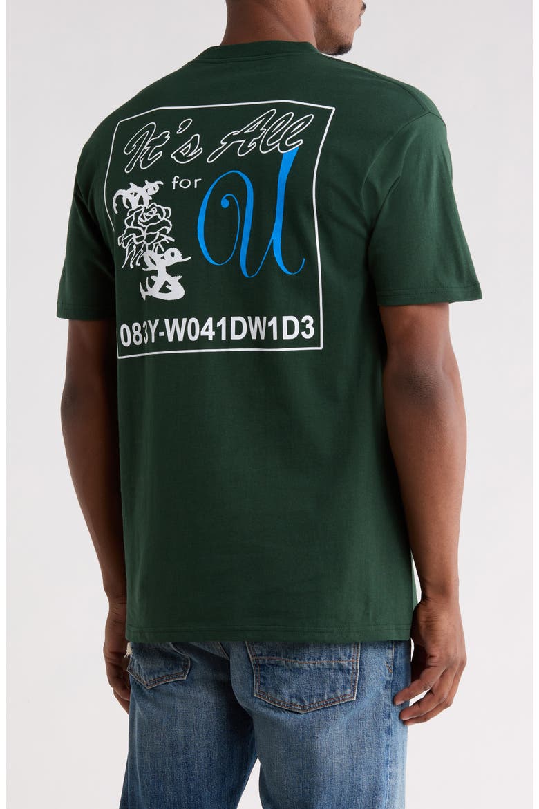 It's All For You T-Shirt, Alternate, color, FOREST GREEN