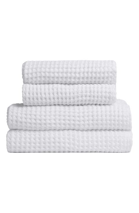 Turkish Cotton Waffle Bath Essentials