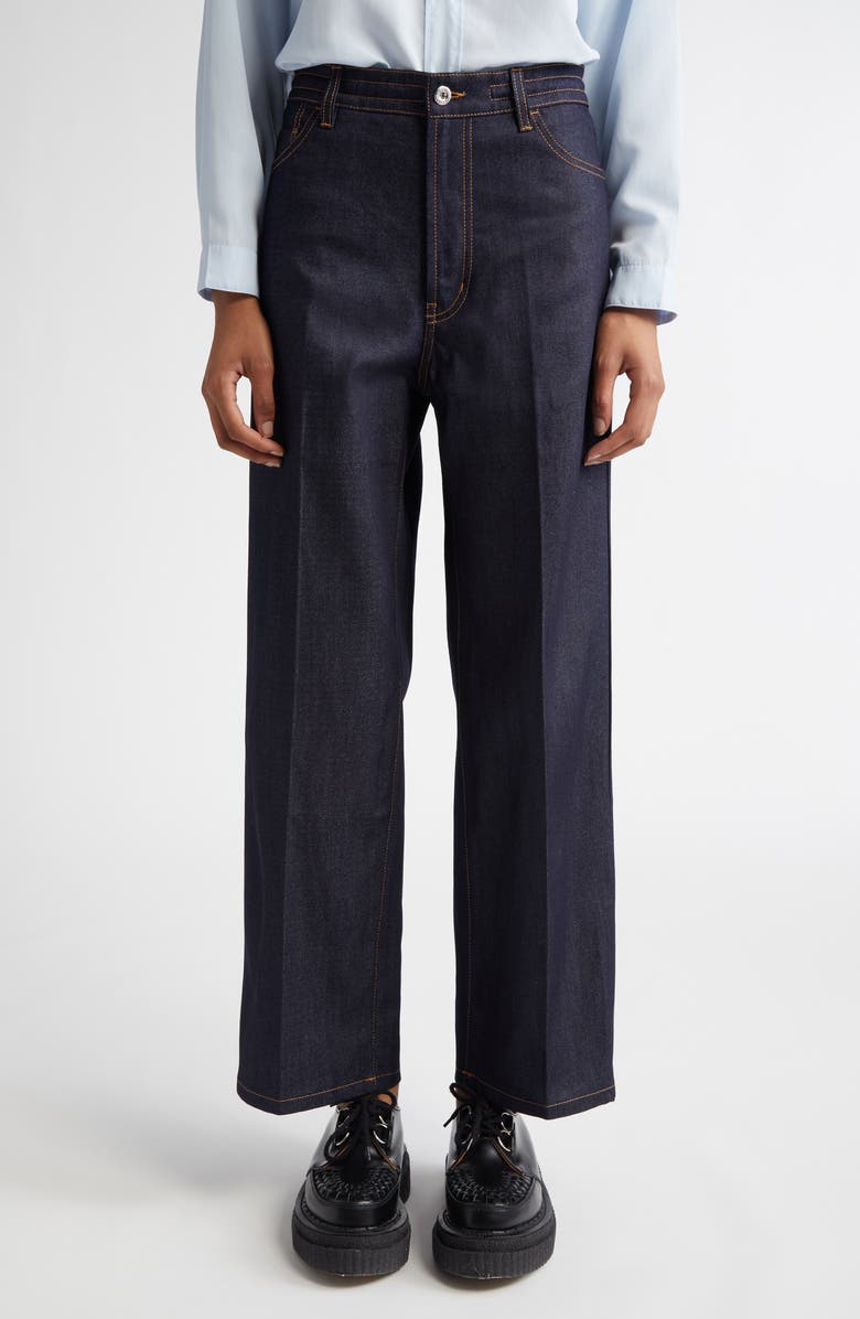 SETCHU Paper Denim Straight Leg Jeans, Main, color,