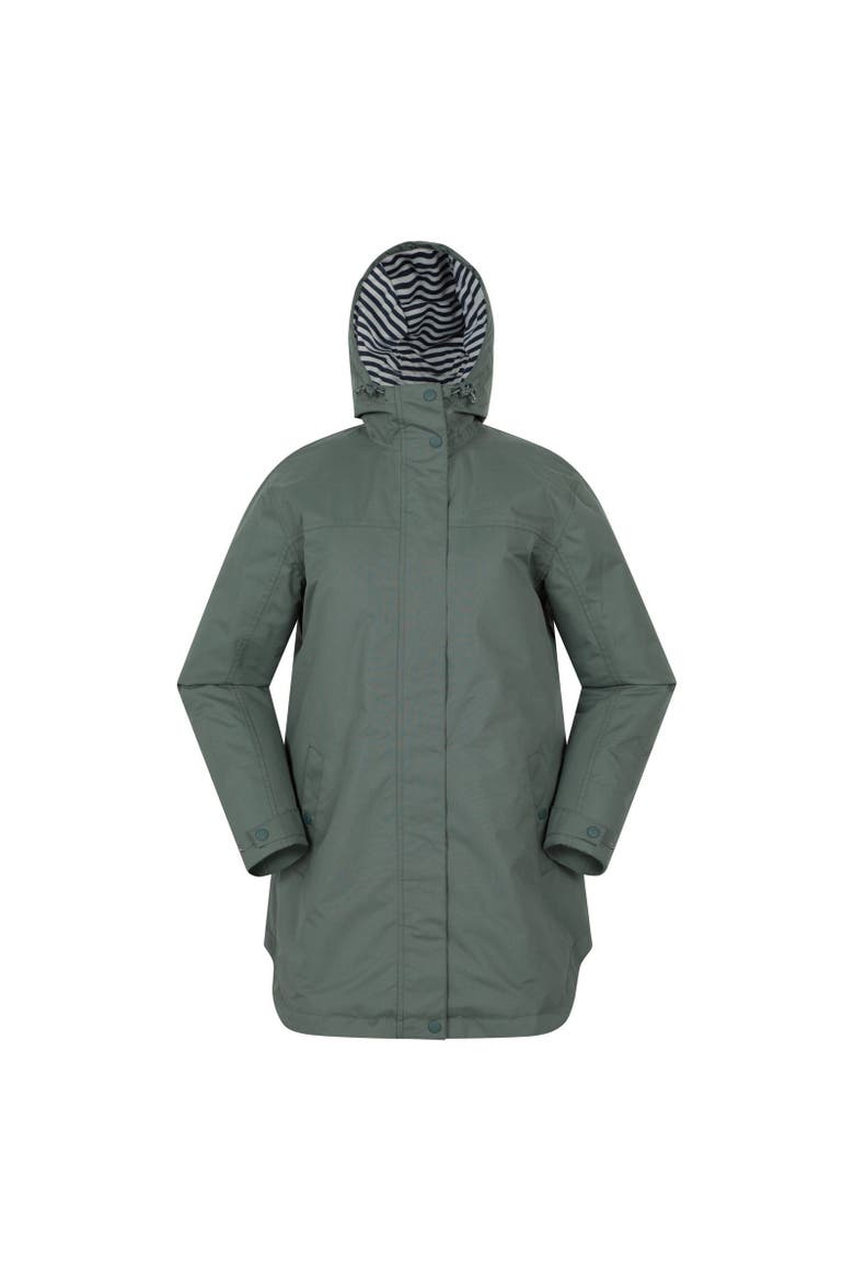 Riviera Padded Waterproof Jacket, Main, color, Khaki Green