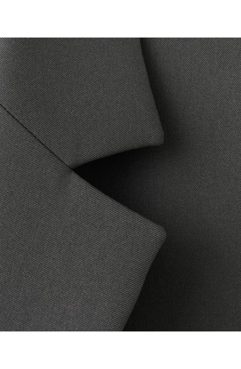 MANGO Crop Suit Blazer, Alternate, color, 