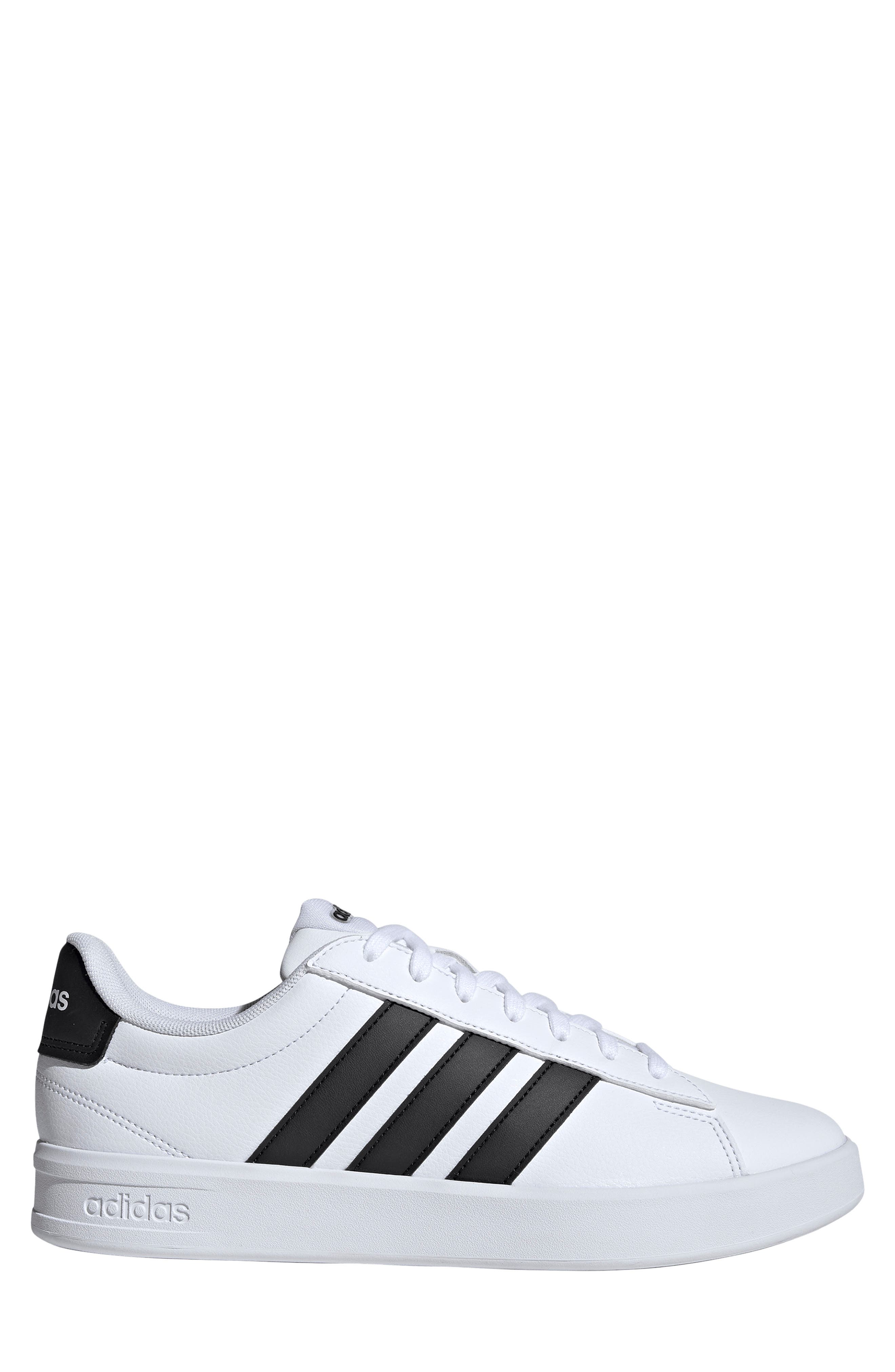 Grand Court 3.0 Sneaker, Alternate, color, WHITE/CORE BLACK/ WHITE