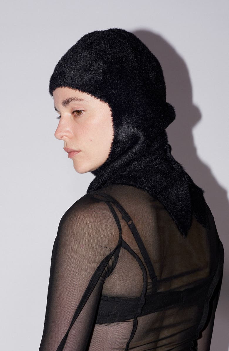 SAEMDI Knit Balaclava, Alternate, color, Black