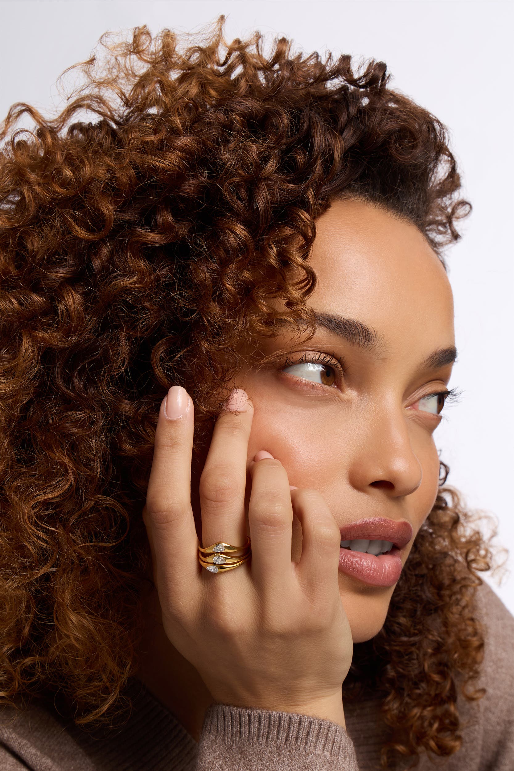 Electric Picks Stereo Love Ring Set Of 3 (Women) | Nordstrom