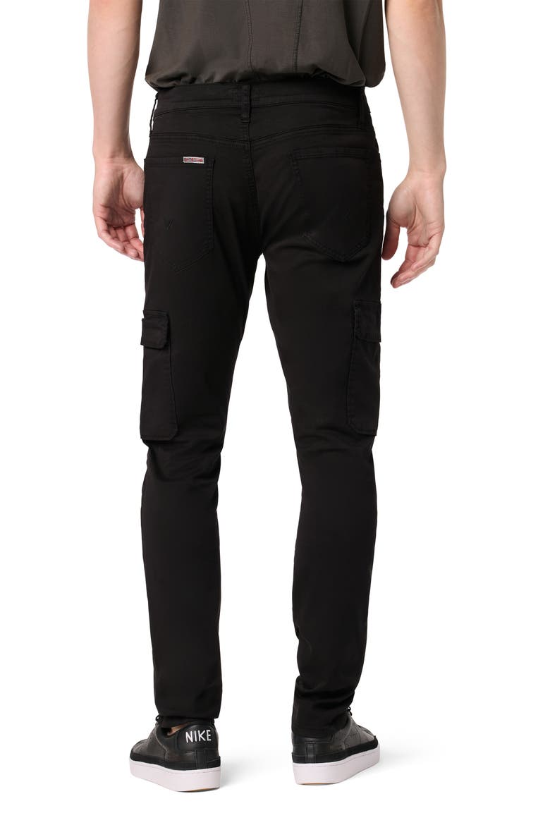 Ace Slim Fit Cargo Jeans, Alternate, color, BLACK