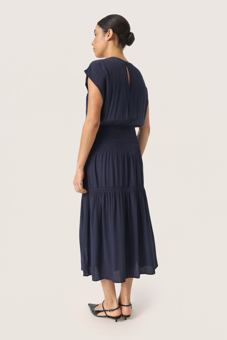 SLLayna Short Sleeve Dress, Alternate, color, Night Sky