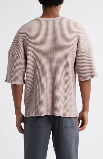 Oversize Thermal Knit T-Shirt