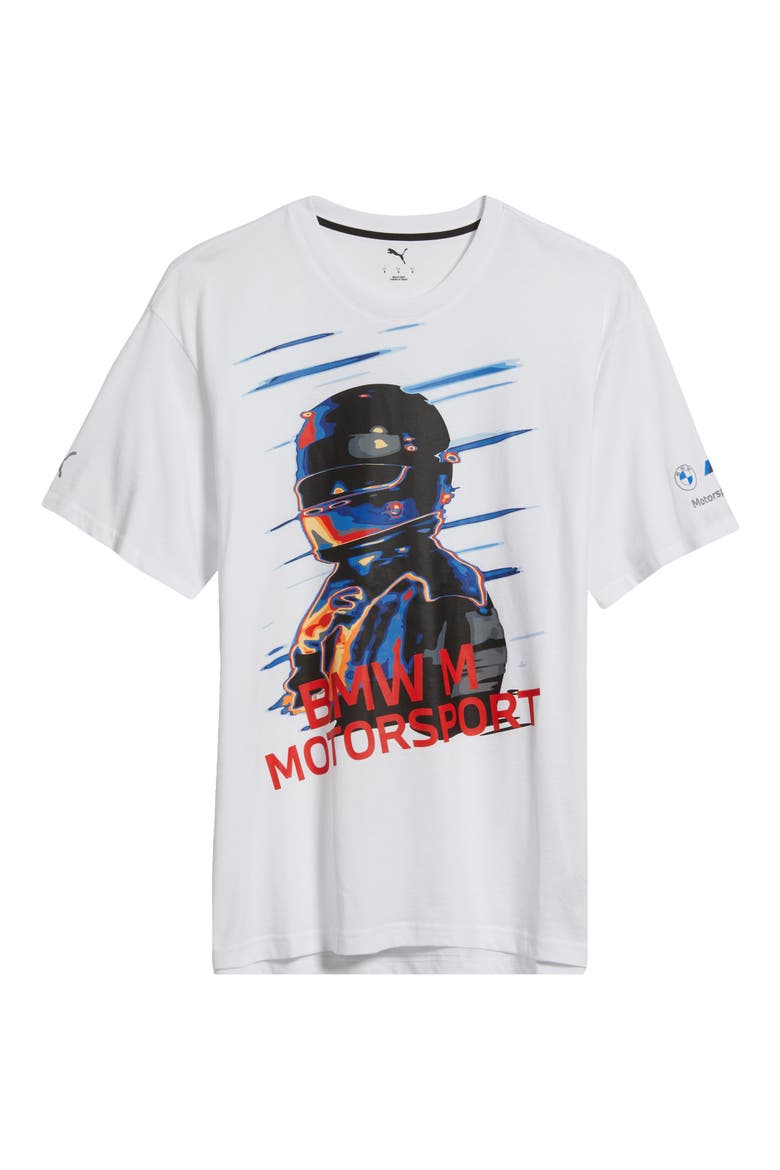 BMW M Motorsport 2 Vintage Graphic T-Shirt, Alternate, color, PUMA WHITE
