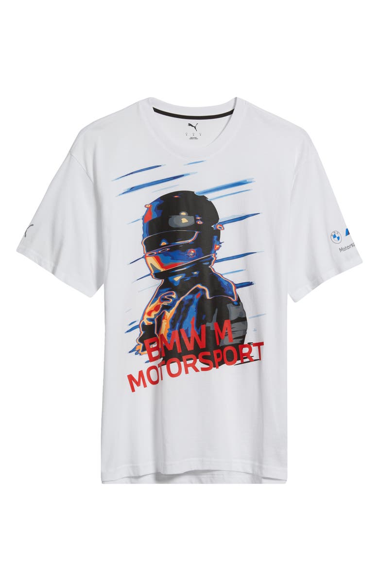 PUMA BMW M Motorsport 2 Vintage Graphic T-Shirt, Alternate, color, Puma White