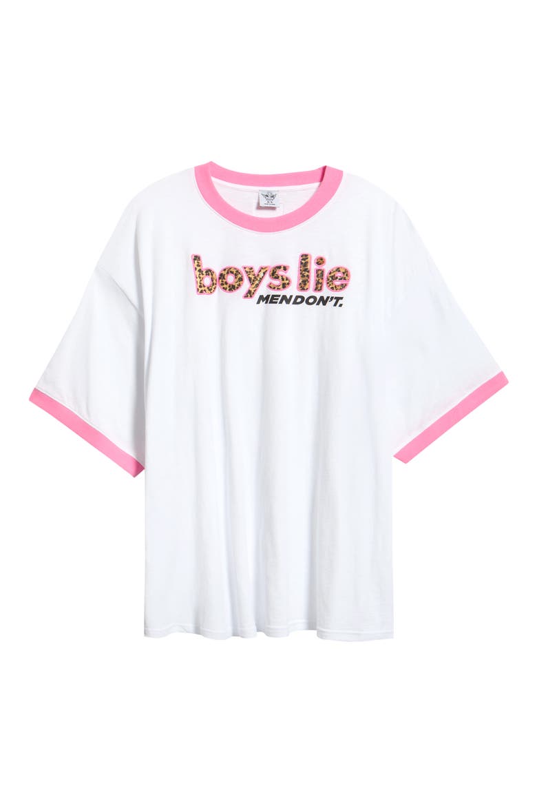 Caitlyn Coded Boyfriend Graphic T-Shirt, Alternate, color, WHITE